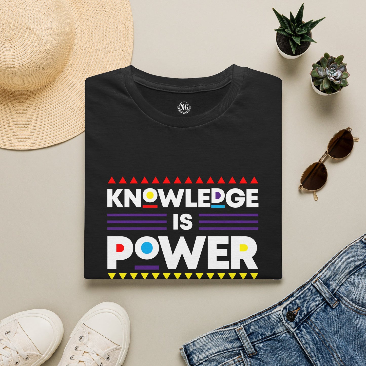 Knowledge is Power Unisex T-Shirt (Black)